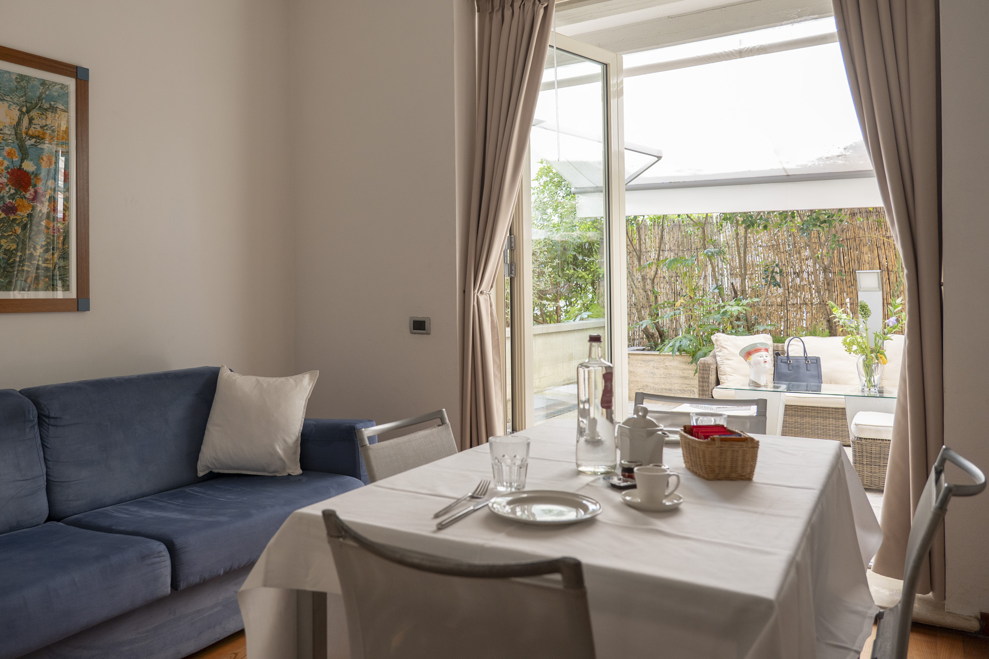 Appartamento con zona relax a piano terra